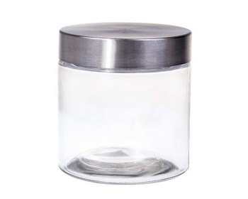 Βάζο στρόγγυλο με inox καπάκι 1750ml